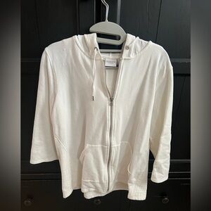 Chico's White Casual Hoodie